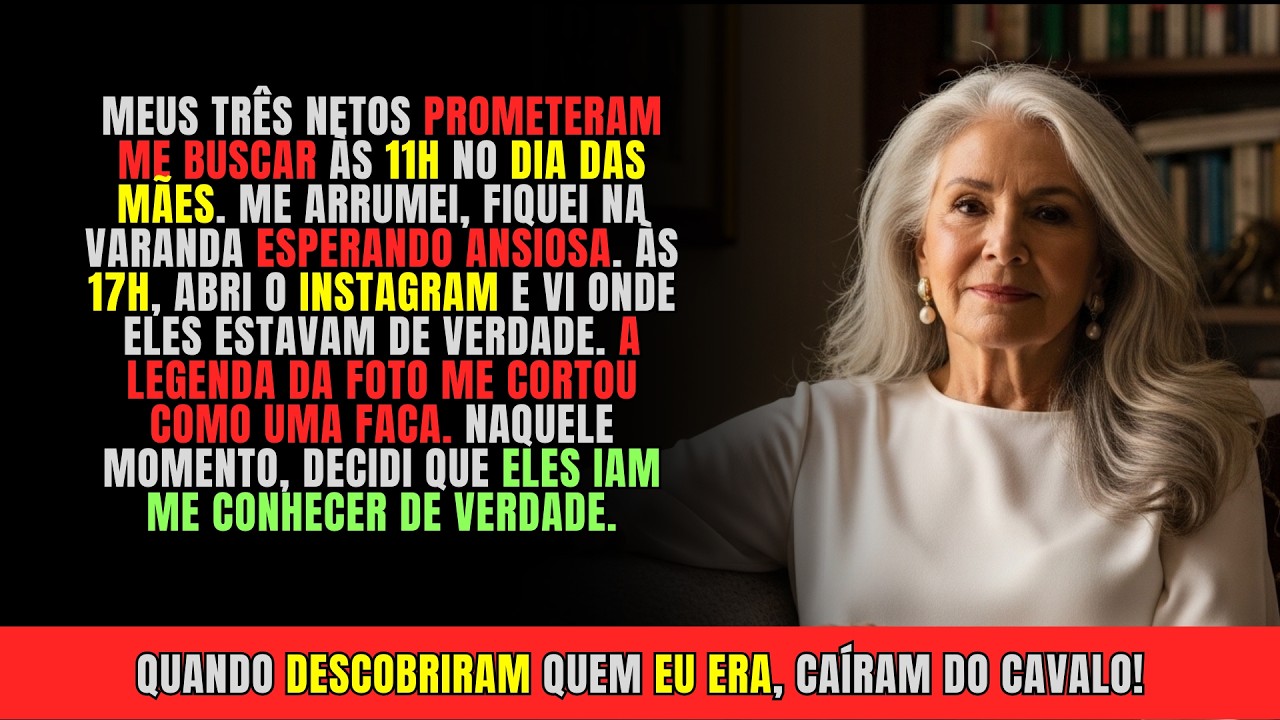 Meus três netos prometeram me buscar no Dia das Mães — horas depois descobri a verdade no Instagram