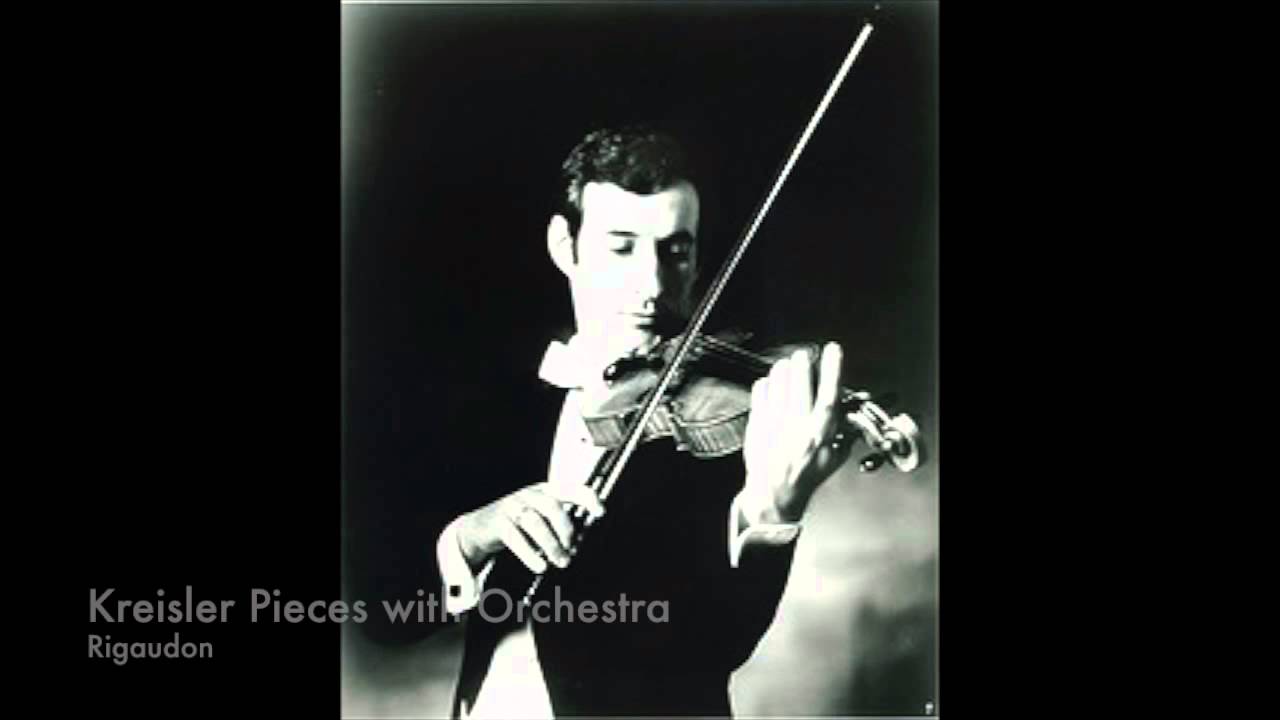 Kreisler, Sicilienne and Rigaudon for Violin and Orchestra | Peter Zazofsky