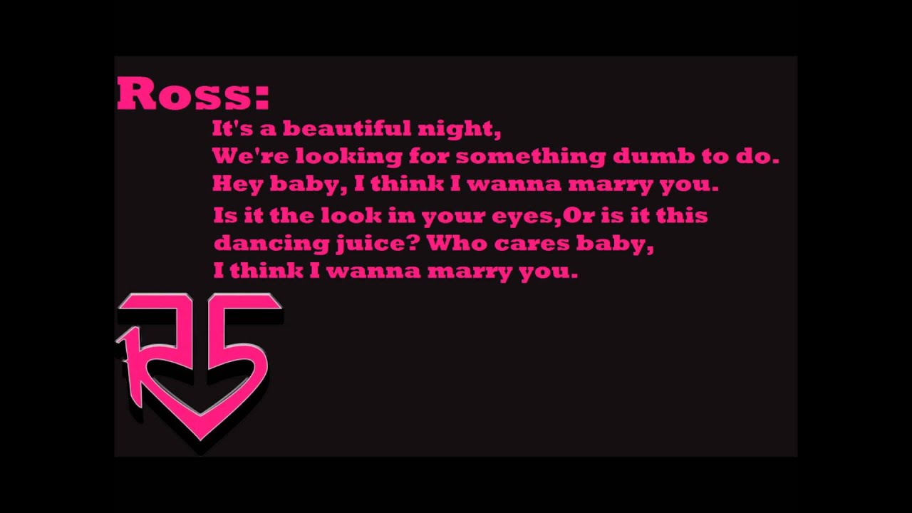 R5 - Marry You Cover Lyrics