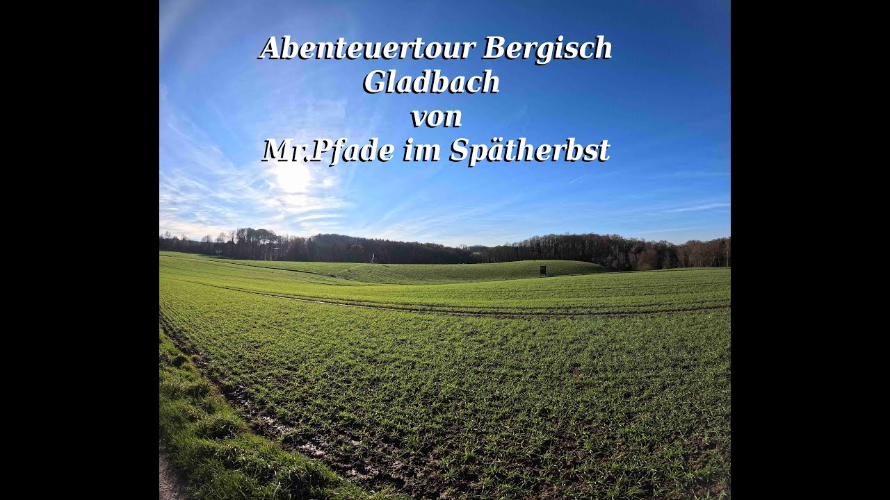 Abenteuertour Bergisch Gladbach im Spätherbst?! Entspannt und UL auf dem Weg von Mr.Pfade