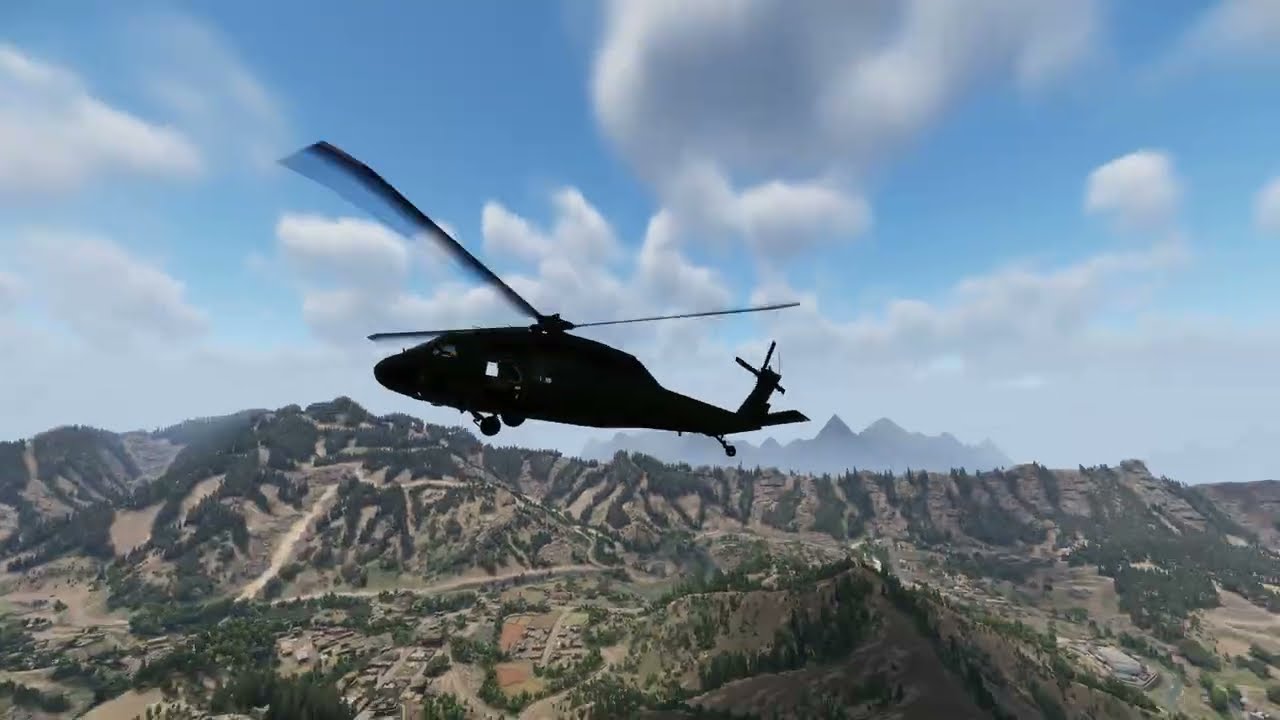 Literally Flying Blackhawk