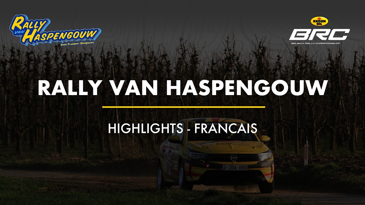 Kroon-Oil BRC 2026 - Round 1 Rally van Haspengouw - Français