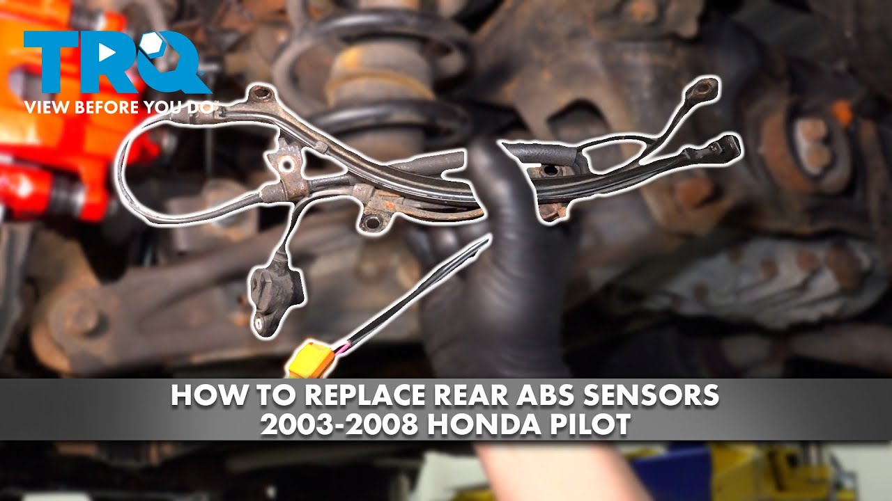 Как заменить задние датчики ABS на Honda Pilot 2003-2008