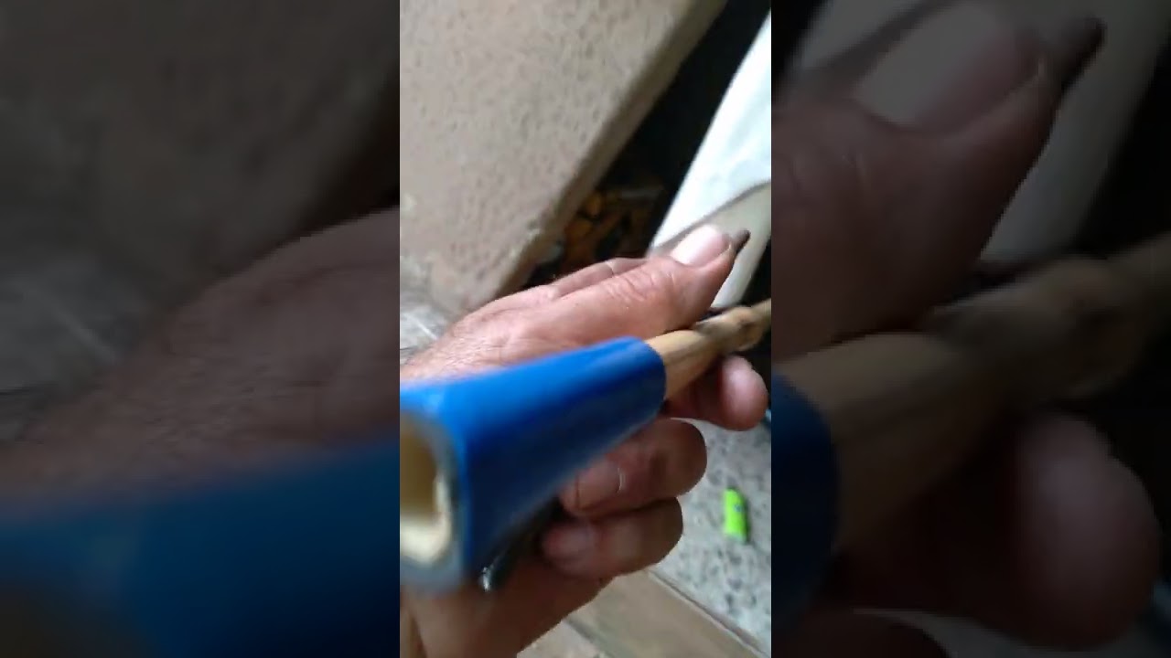 como fazer emenda de vara de bambu