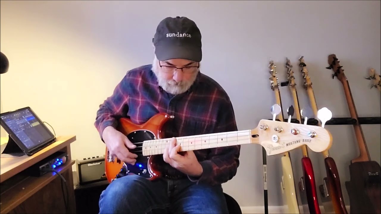 'Shape of my heart' cover on Fender Mustang Piccolo Bass