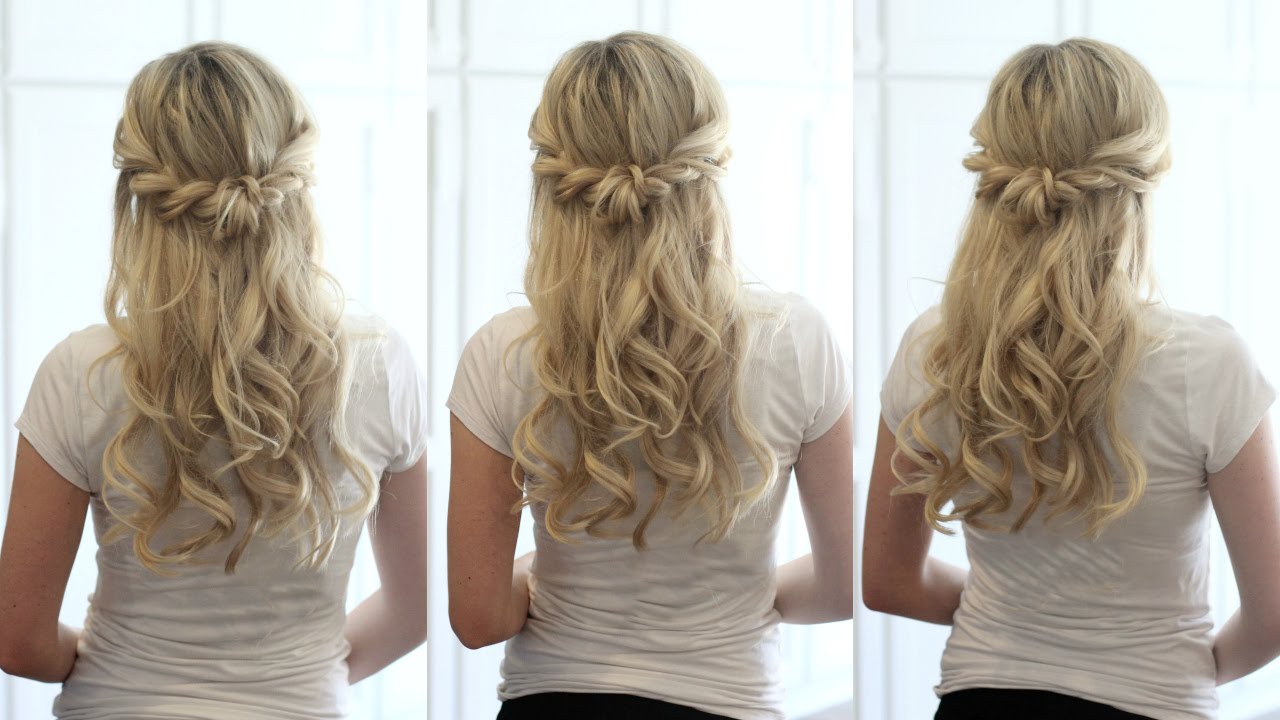 Soft Romantic Half Up Style