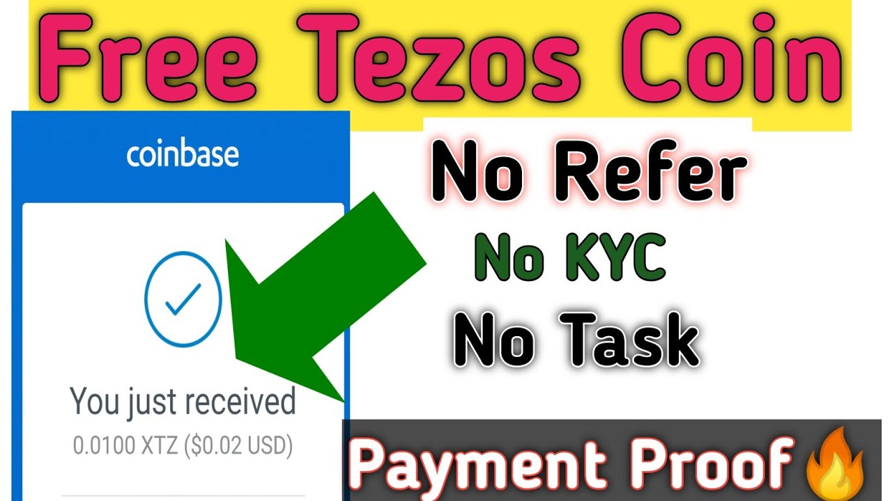 Free Tezos Coin instant Withdraw To Ur Coinbase Payment Proof 🔥