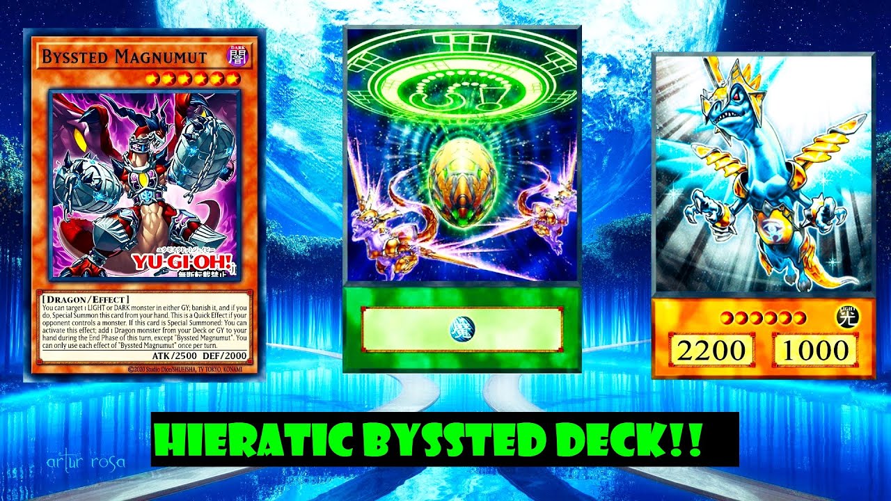 (YGOPRO)   Hieratic Byssted deck!!Bystial