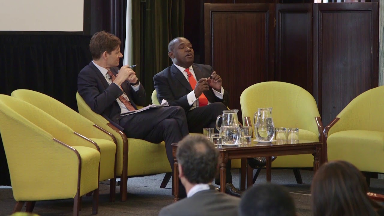 Alec Russel in conversation with the Honorable SB Moyo