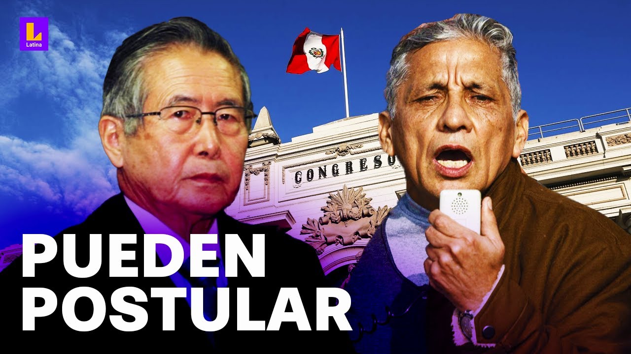 Antauro Humala y Alberto Fujimori pueden postular a la presidencia tras desacuerdo del Congreso