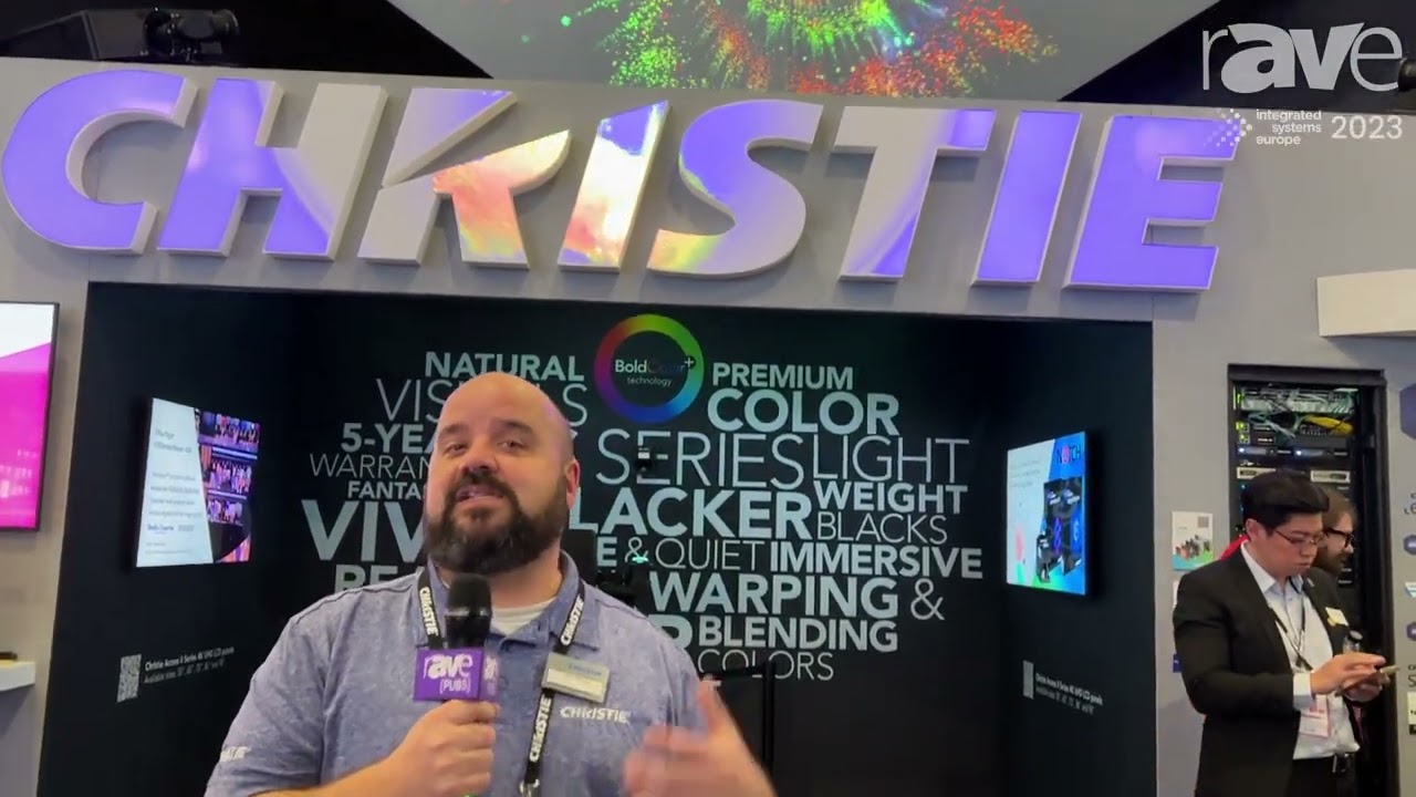 ISE 2023: Christie Shows M 4K25 25,000-Lumen Pure RGB Projector