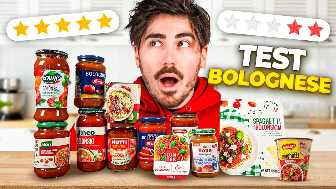 TESTUJE SOSY BOLOGNESE Z SUPERMARKETÓW