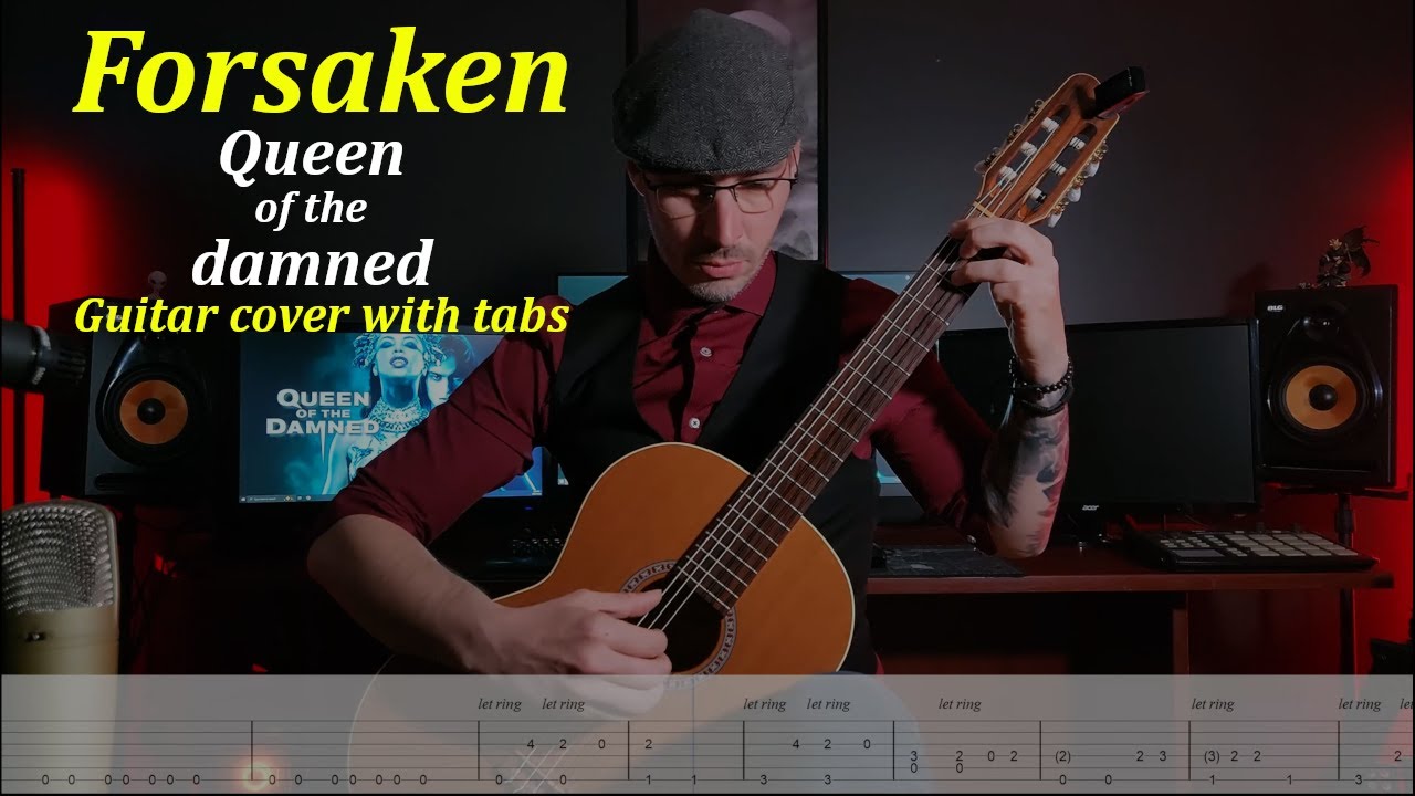 Queen of the damned - Forsaken guitar cover with tabs + lyrics