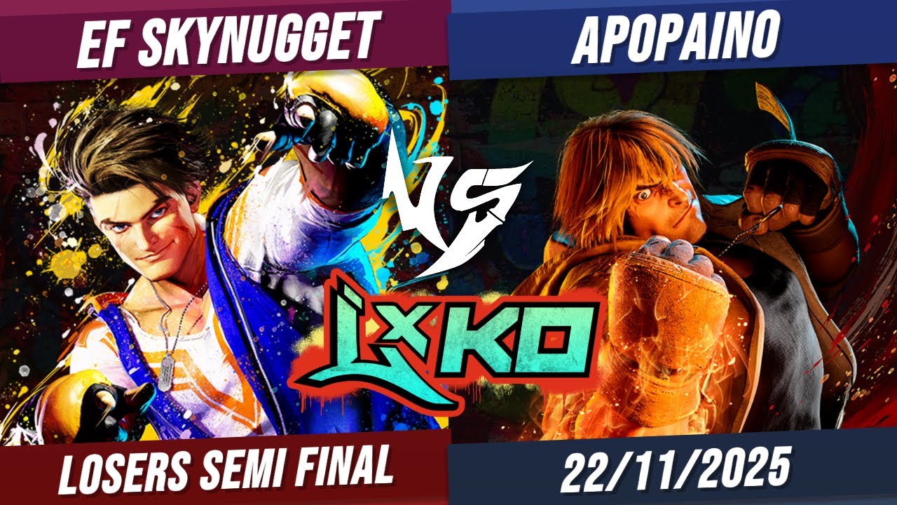 EF Sky Nugget vs Apopaino - Losers Semi Final - LXKO - Luke vs Ken