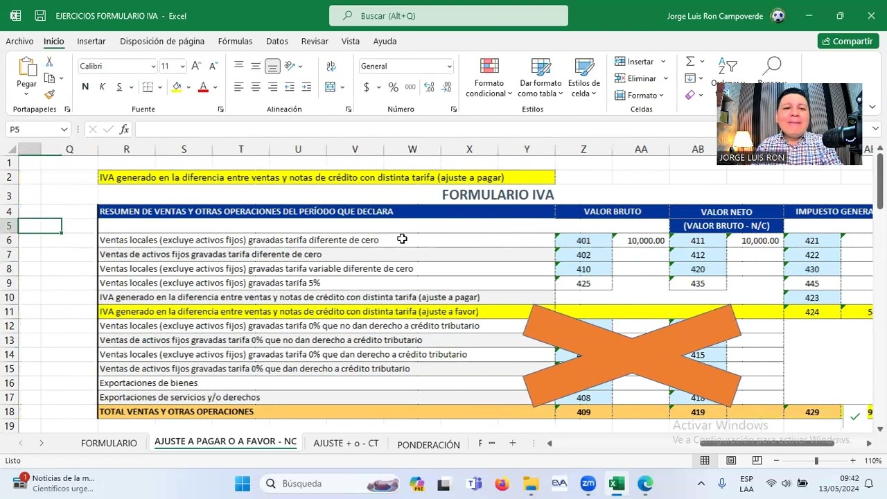 FORMULARIO IVA