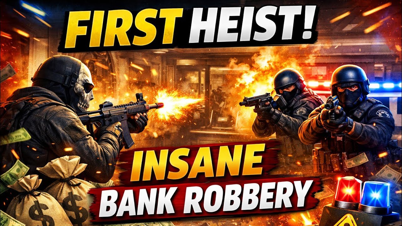 🔥 Armed Heist Mobile Gameplay – My First Bank Robbery Mission! | WYM HCCR