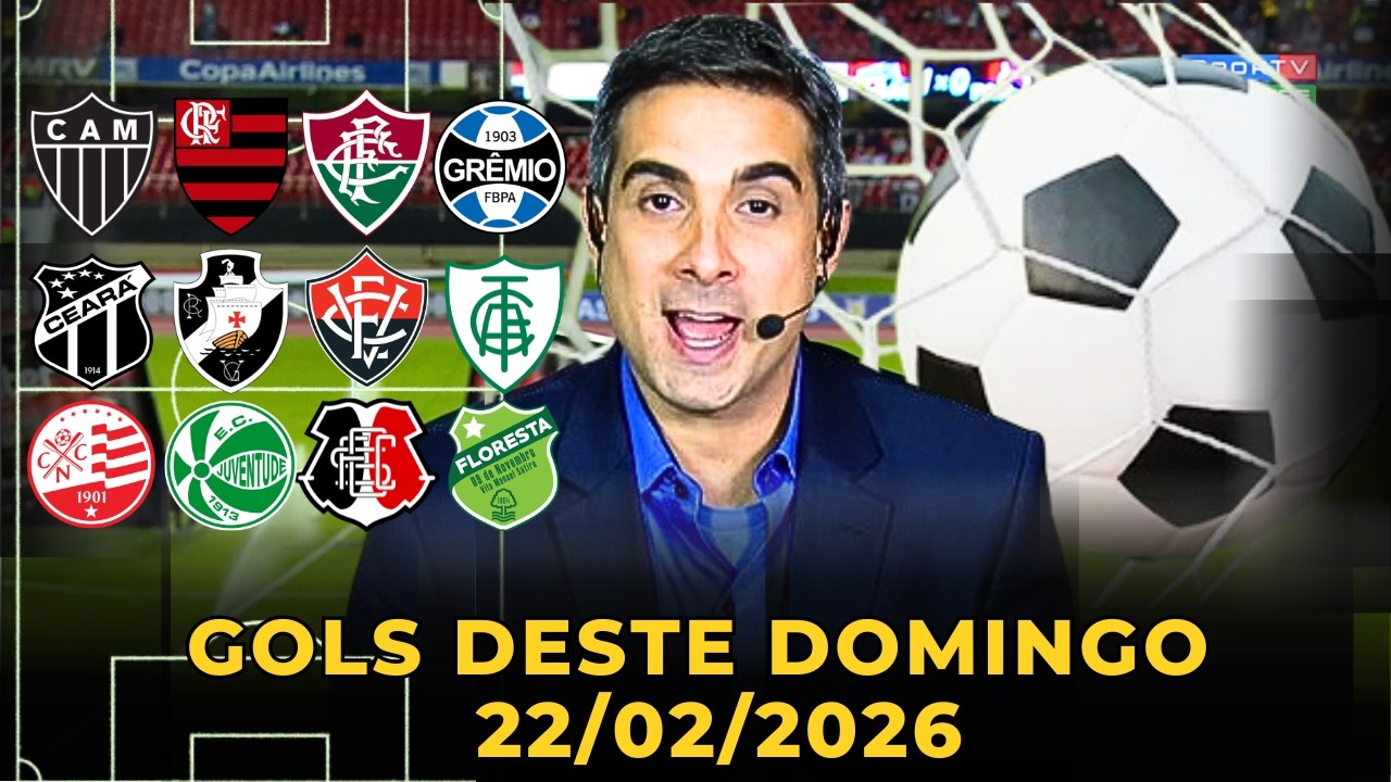 ⚽️TODOS OS GOLS DESTE DOMINGO 22/02/2026 GOLS DOS ESTADUAIS , GOLS DE HOJE, GOLS DA RODADA(COMPLETO)