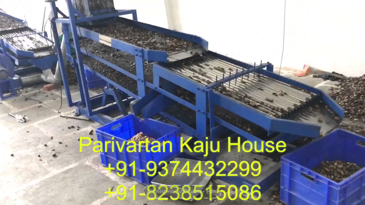 Automatic Cashew Cutting Machine by Parivartan Kaju House Machine de d&eacute;coupe automatique de cajou