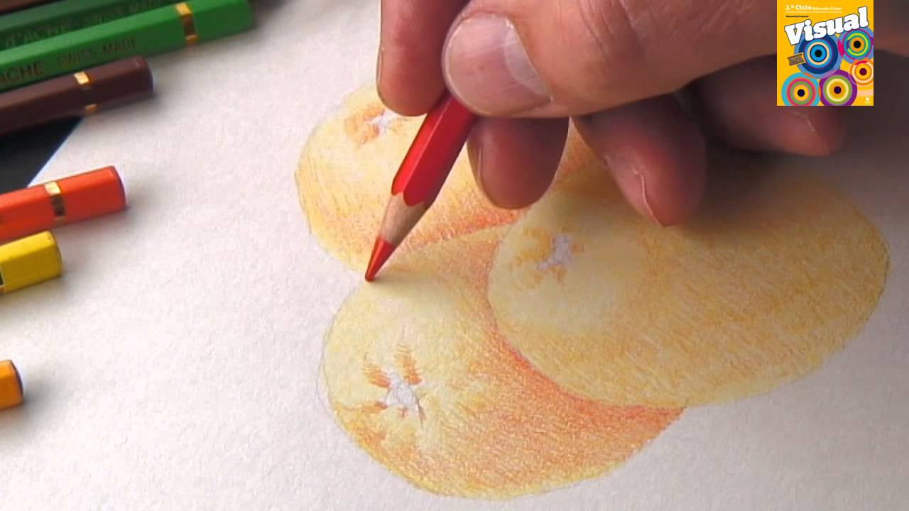 02 Técnica de lápis de cor / 02 Colored pencil technic / 02 Technique de crayons de couleur