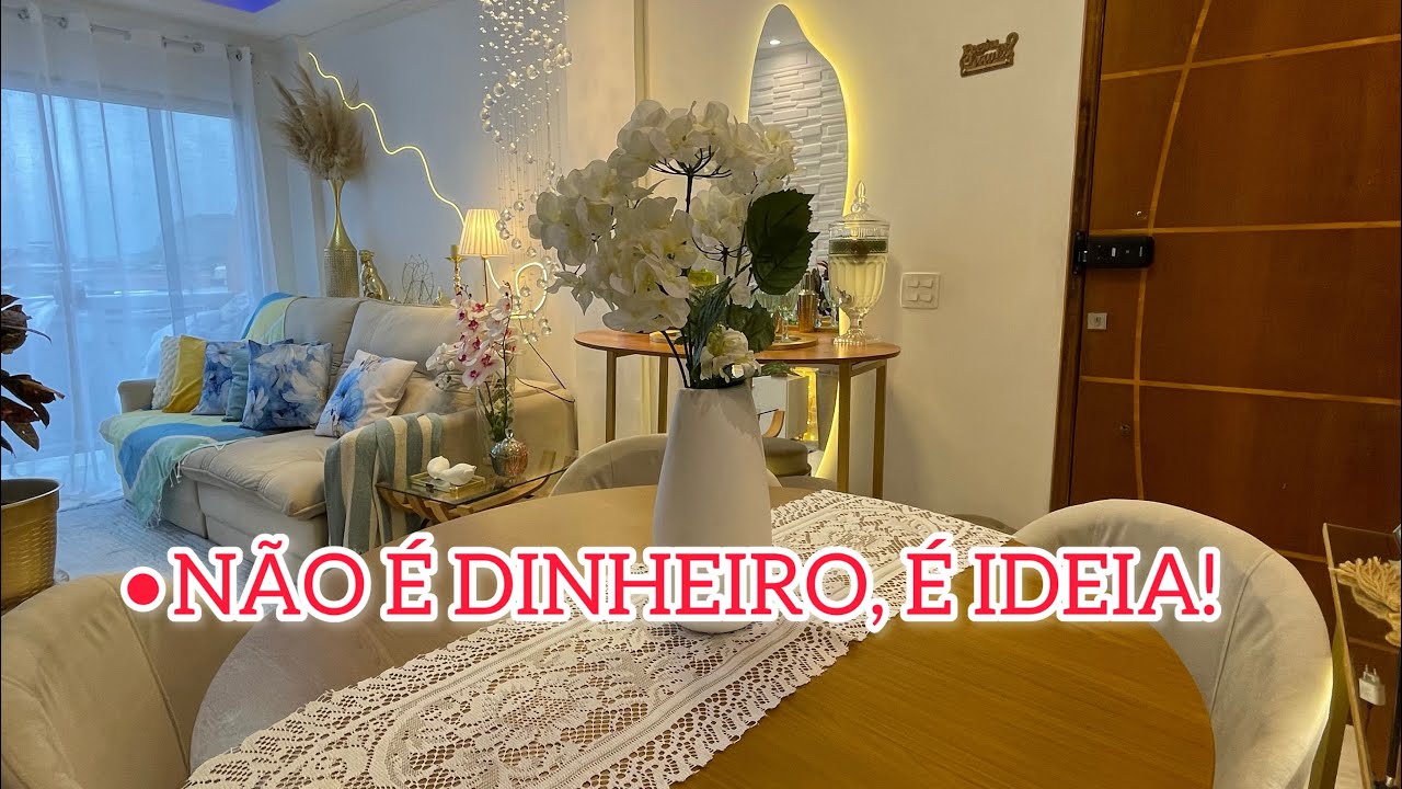 	Transformei Minha Sala Gastando Pouco | Não é Sobre Dinheiro, é Sobre Ideias