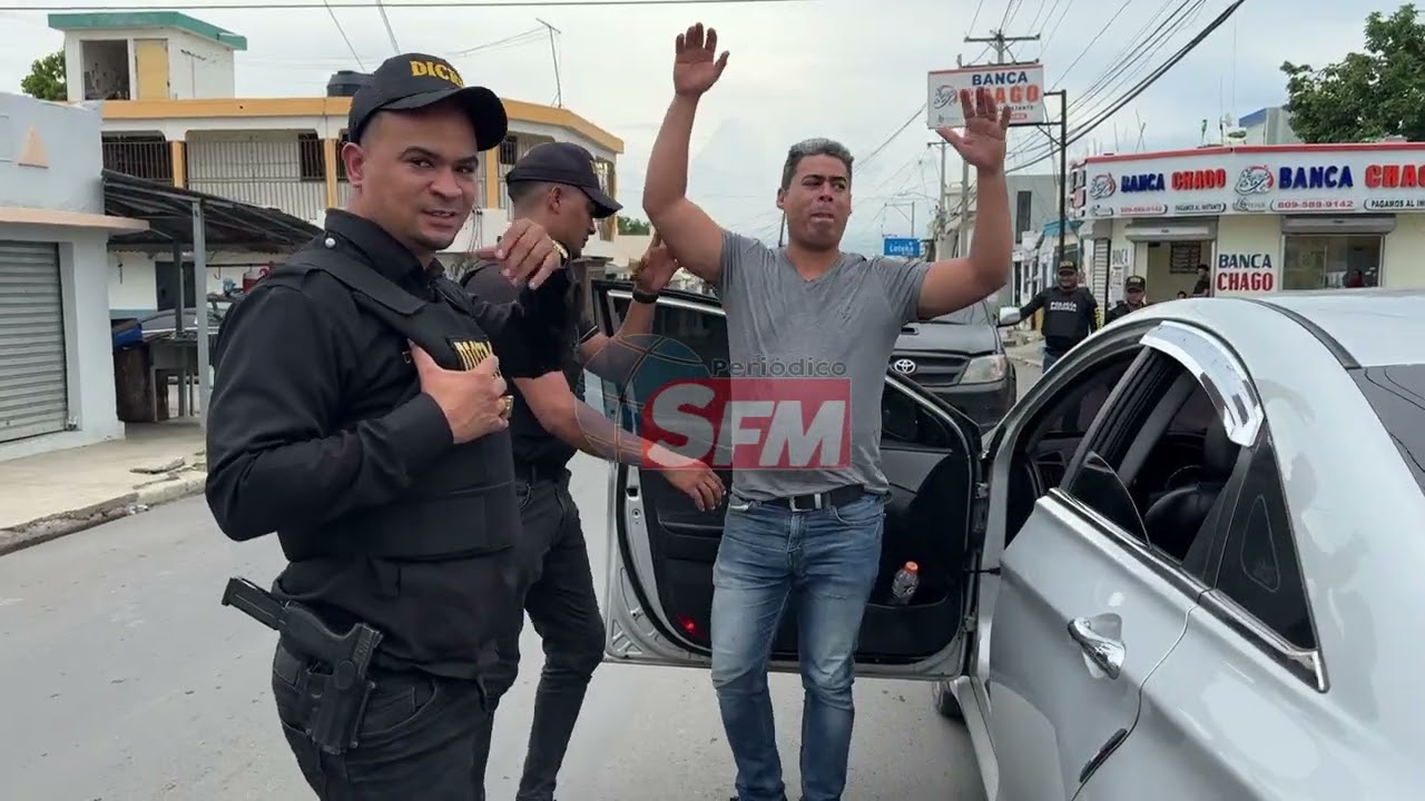 Gran operativo del DICRIM en San Francisco de Macorís 