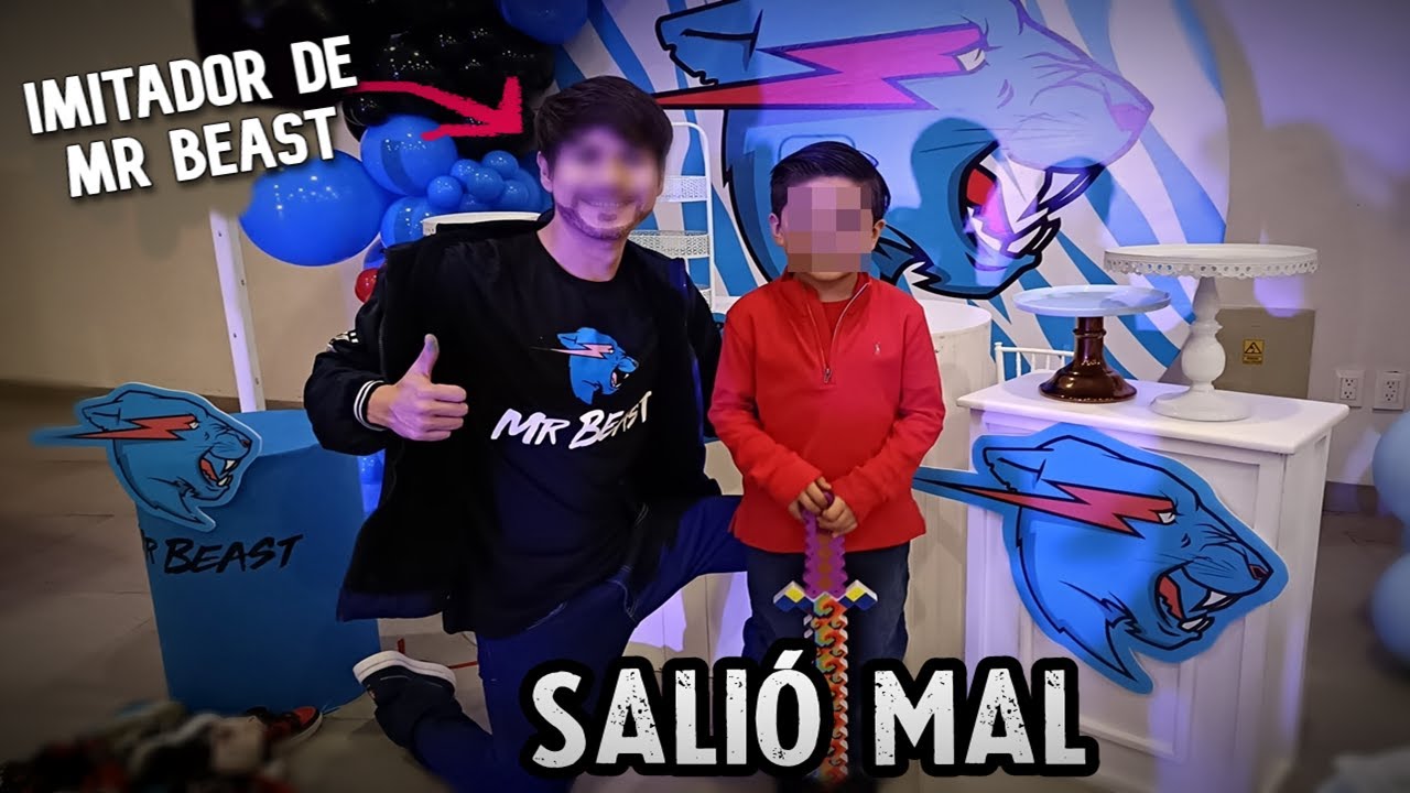 LE HICE UNA FIESTA DE MR BEAST A MI HIJO Y NOS PASÓ LO PEOR