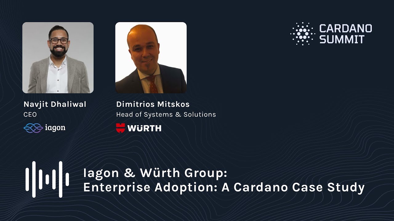 Iagon & W&uuml;rth Group at Cardano Summit 2025 &mdash; Enterprise Adoption Case Study