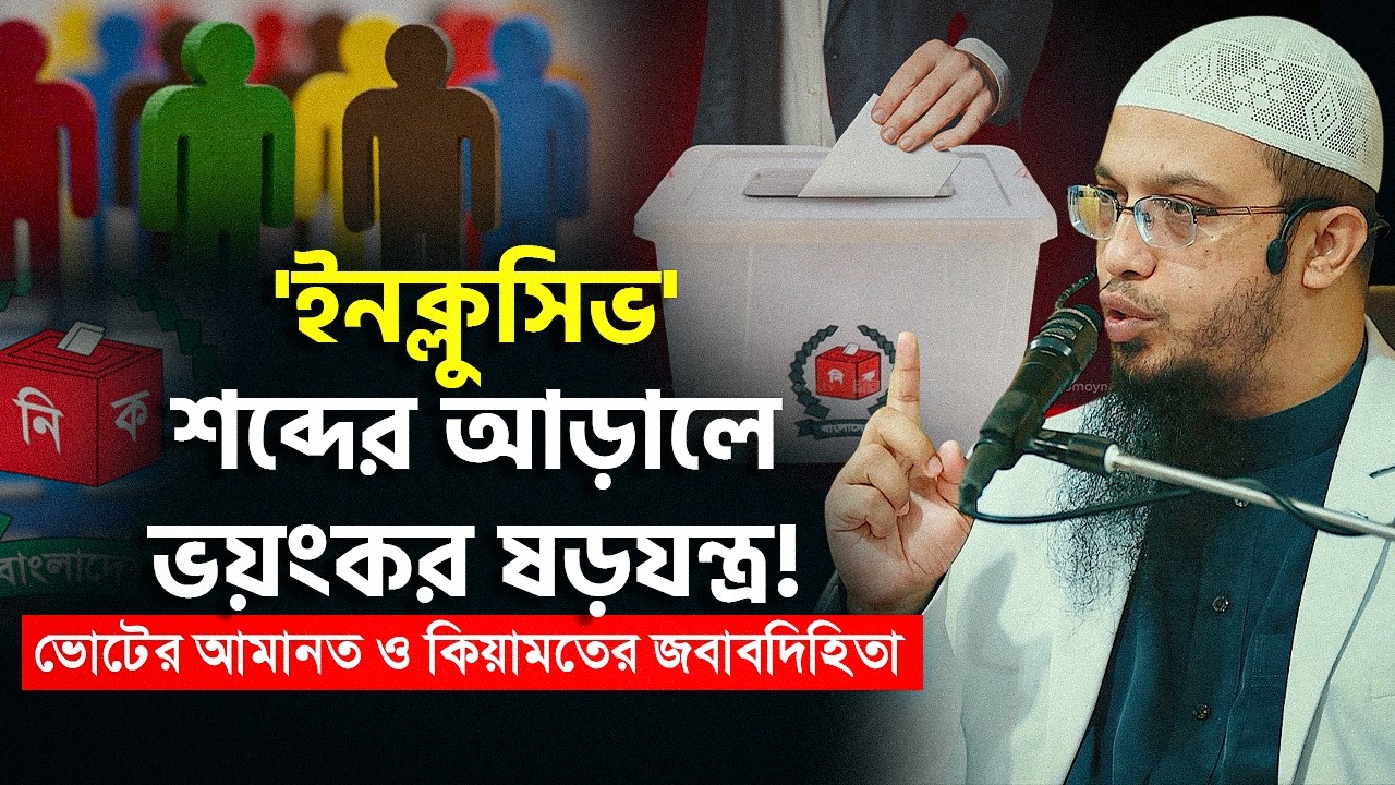 নির্বাচন আমানত রক্ষার পরীক্ষা | নির্বাচন ও দেশ নিয়ে শায়খ আহমাদুল্লাহর নসিহত | Shaikh Ahmadullah