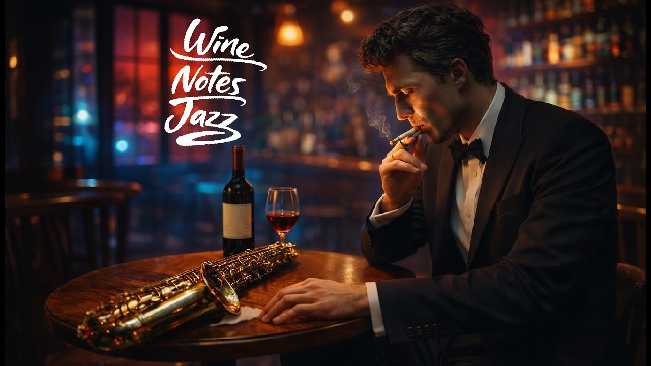 Smooth Jazz Nights in a Cozy Wine Bar | Saxophone & Soft Piano by Candlelight