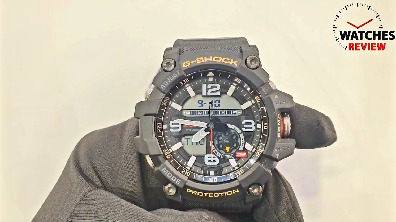 ظبط الساعة الجي شوك ماد ماستر  (g-shock mud master watch adjust (gg-1000-1adr