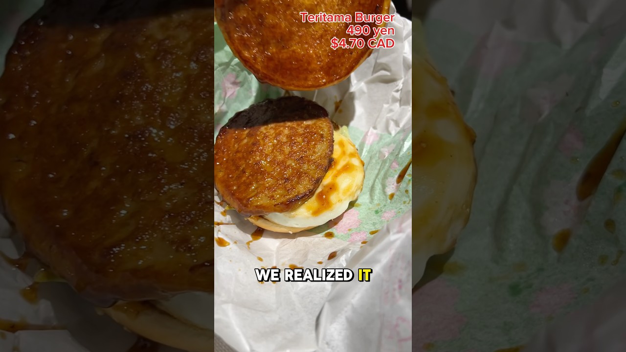 Trying McDonald's Japan Menu &ndash; Teritama Burger, Shaka-Chikis & Strawberry Daifuku Pie