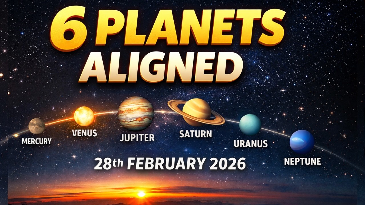 RARE PLANETARY ALIGNMENT 28th February 2026 | 6 ग्रह एक साथ देखें! Planet Parade 2026