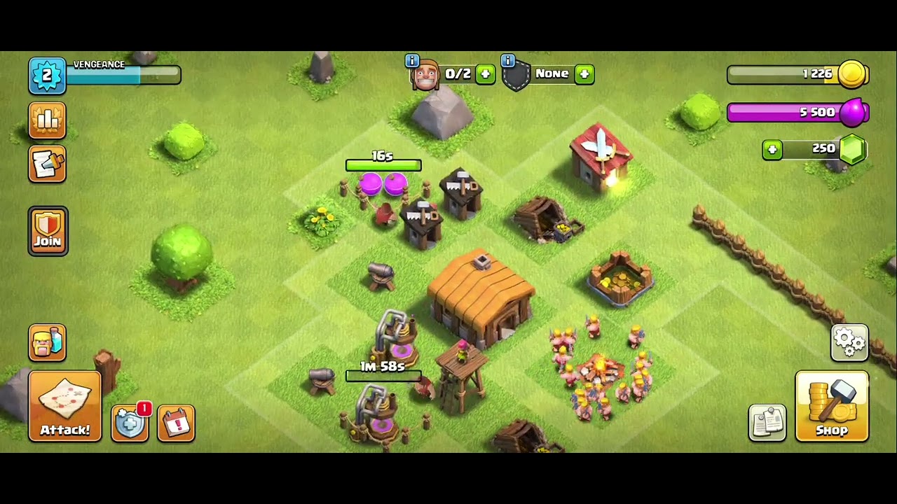 How to grow a CLASH OF CLANS base from Scratch Town hall 2 to Town hall 18 Journey 