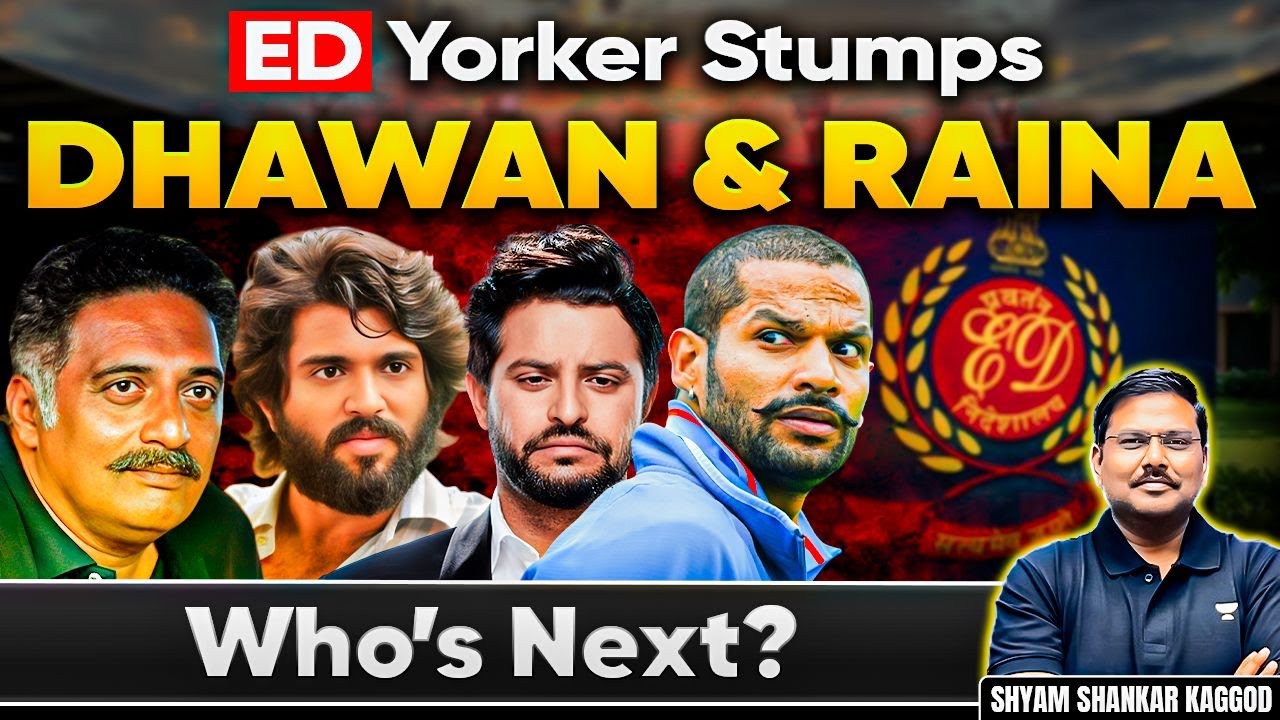 1xBet Betting Scandal | Suresh Raina, Shikhar Dhawan Under ED Probe