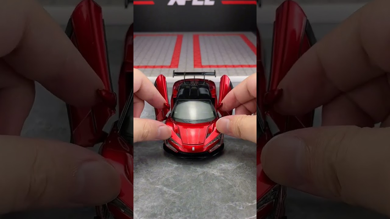 Red BYD Yangwang U9 diecast model car