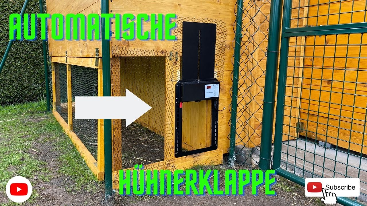 Automatische Hühnerklappe - Aufbau und Funktion