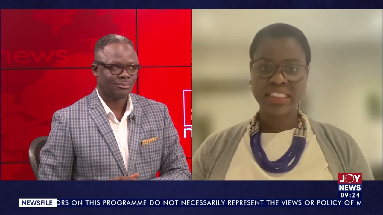 Newsfile Intro with Samson Lardy Anyenini and Dr. Maame Mensa-Bonsu on JoyNews (1-4-22)