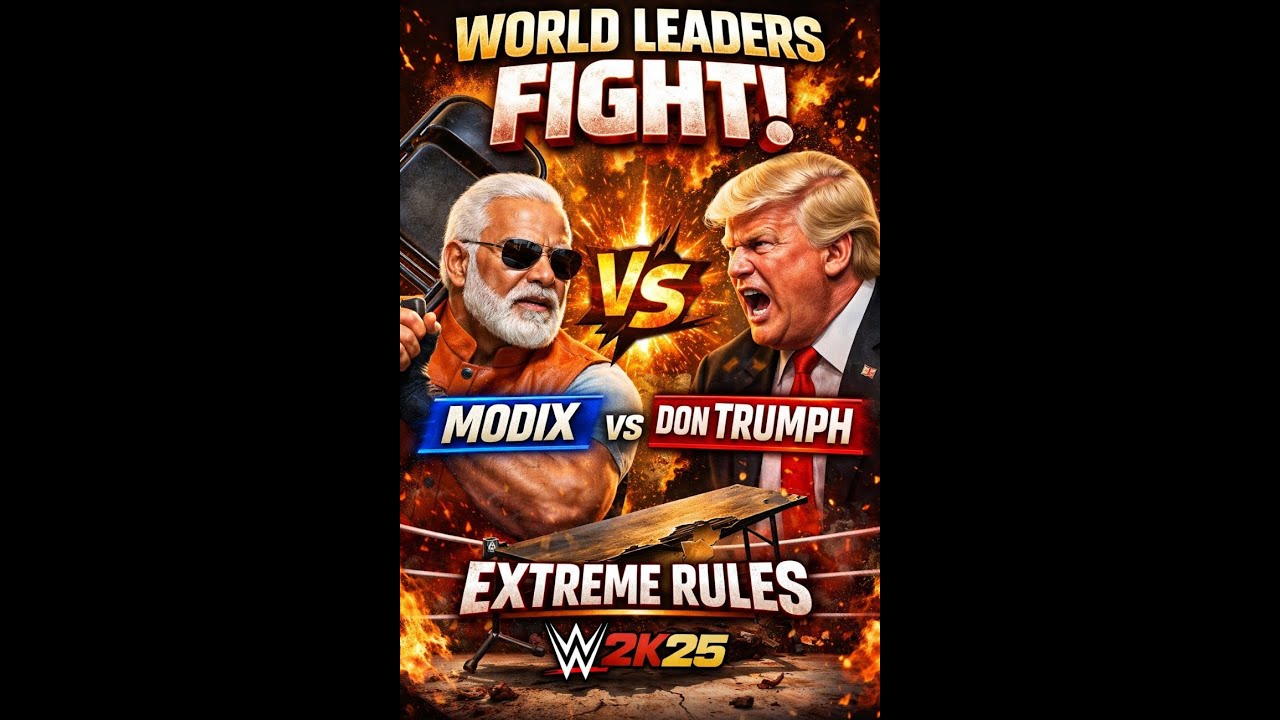 🔴ModiX vs Don Trumph | Extreme Rules Match | WWE 2K25 Dream Face Off LIVE 🔥 🔥