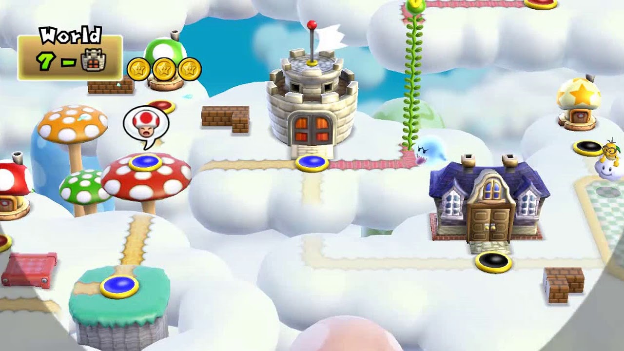 [TAS] New Super Mario Bros. Wii 100% world 7 (7/9)