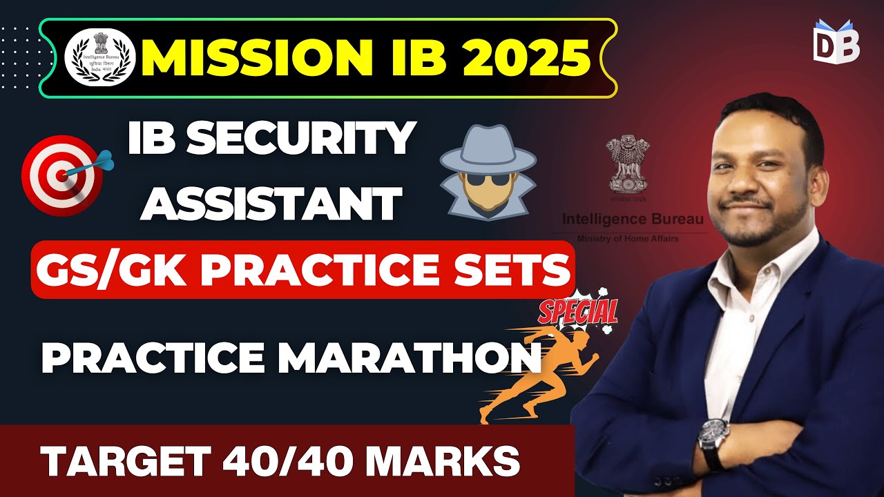 IB Security Assistant Practice Marathon 📘 | GK & Current Affairs Quasif Ansari #ibsecurityassistant