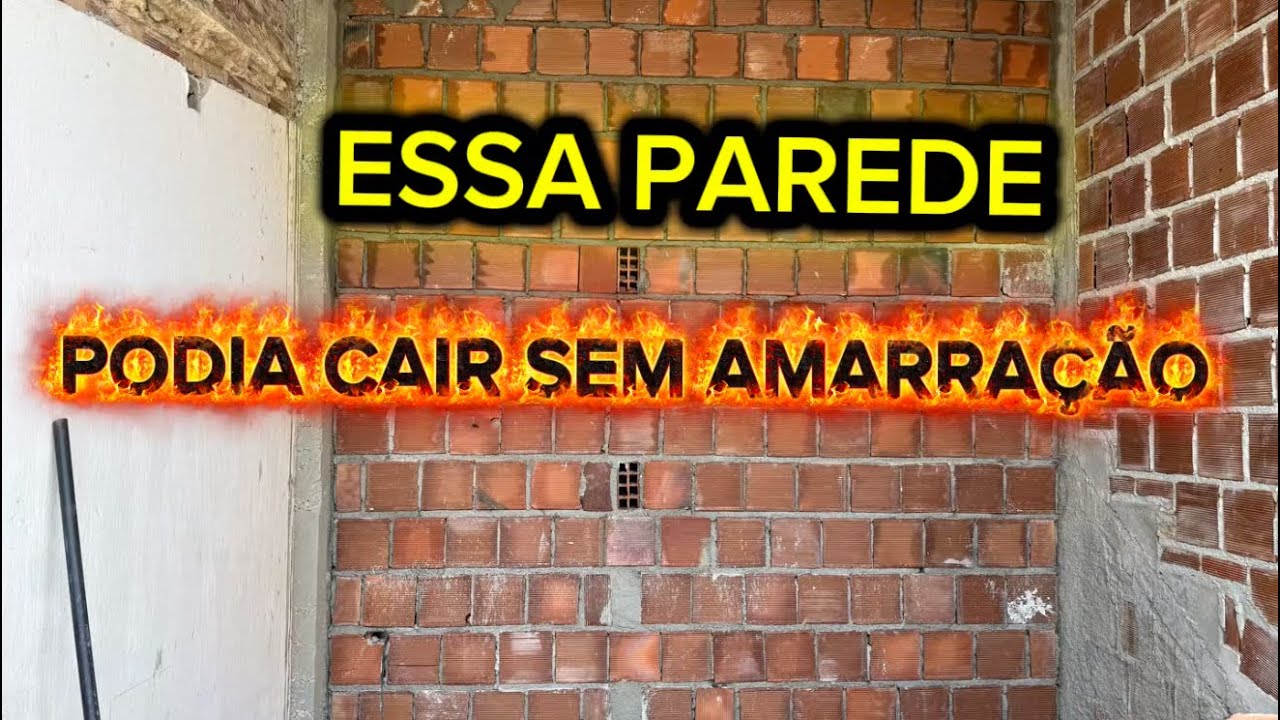 COMO ANCORAR A PAREDE NAS COLUNAS FÁCIL E RÁPIDO 