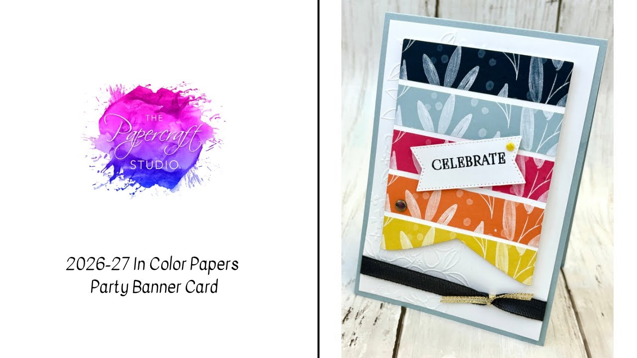 2025-26 In Color Designer Series Paper Party Banner Card