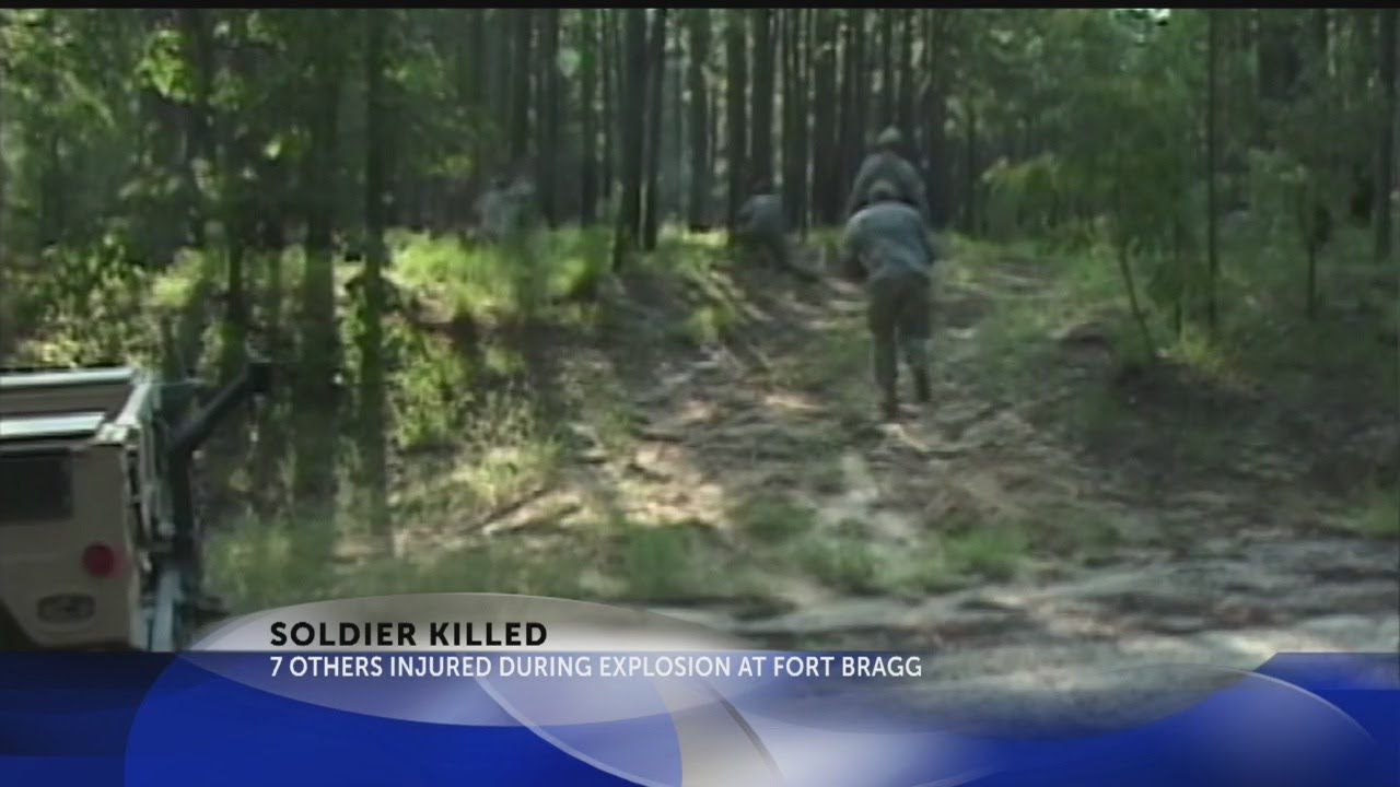 1 soldier killed, 7 injured in Fort Bragg training exercise