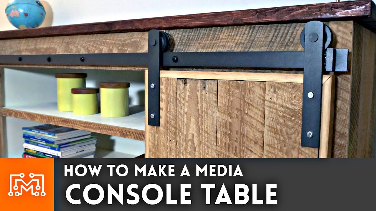 Media Console Table // Woodworking How To | I Like To Make Stuff