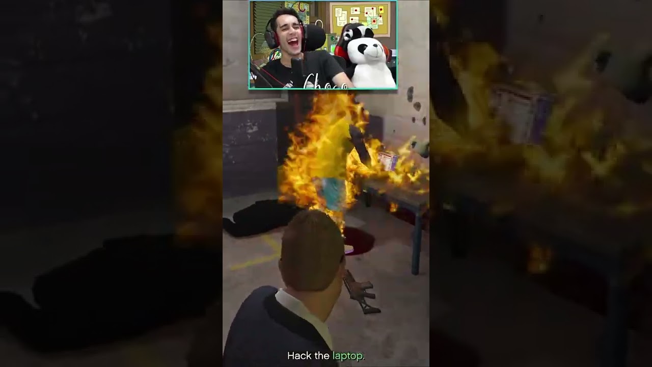 MOST DEDICATED HACKER! 😂😂 #shorts #funny #gta5 #gta5short #gtarace
