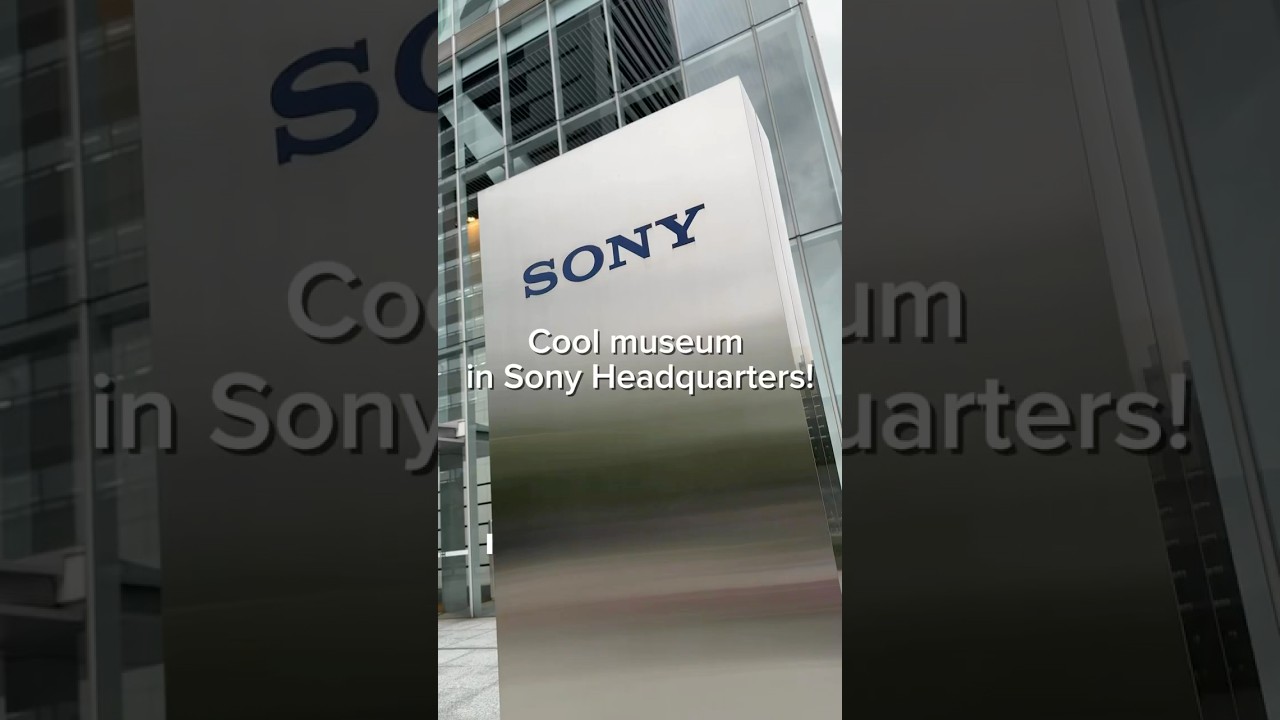 Secret museum in Sony Headquarters! #playstation #sony #attackoftheclones