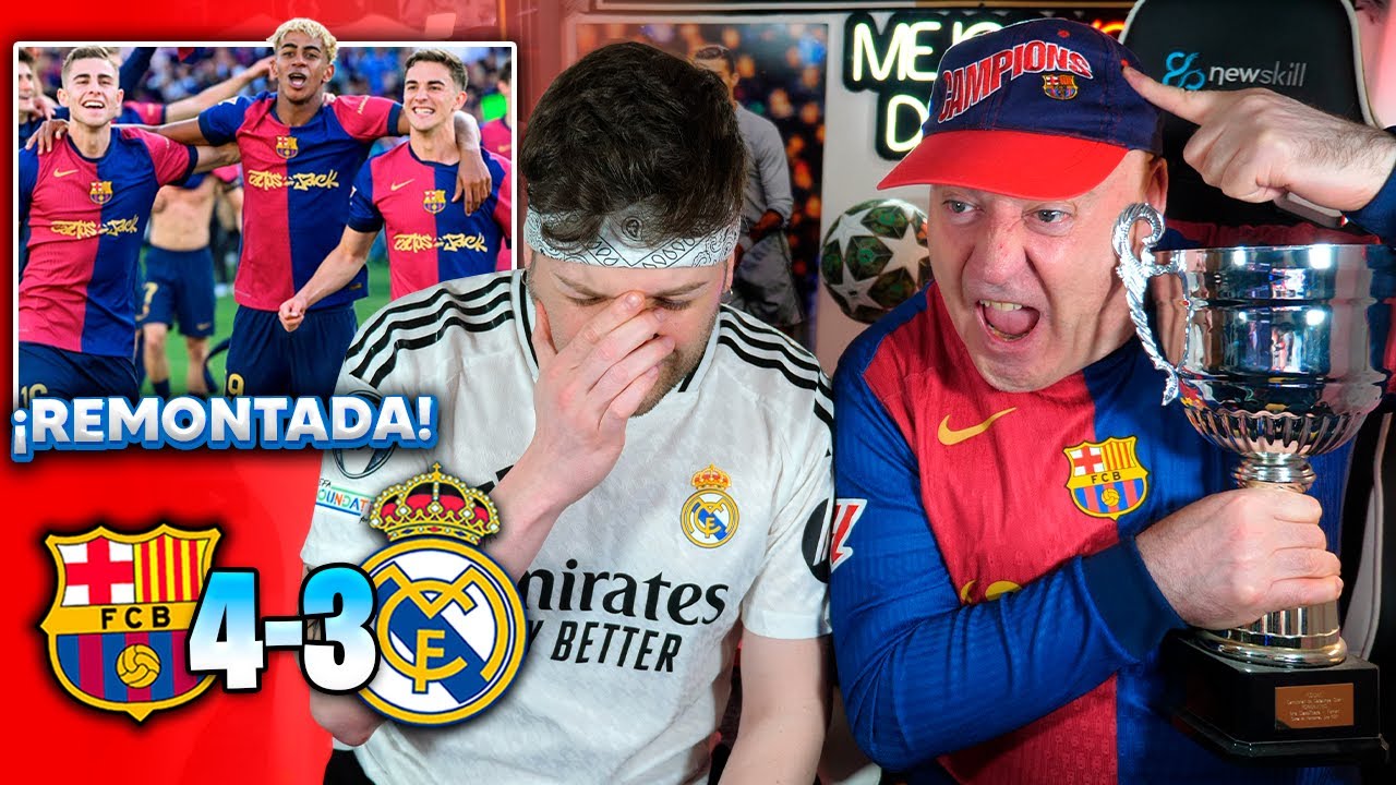 ¡REMONTADA! FC BARCELONA 4-3 REAL MADRID | EL CLÁSICO | LaLiga
