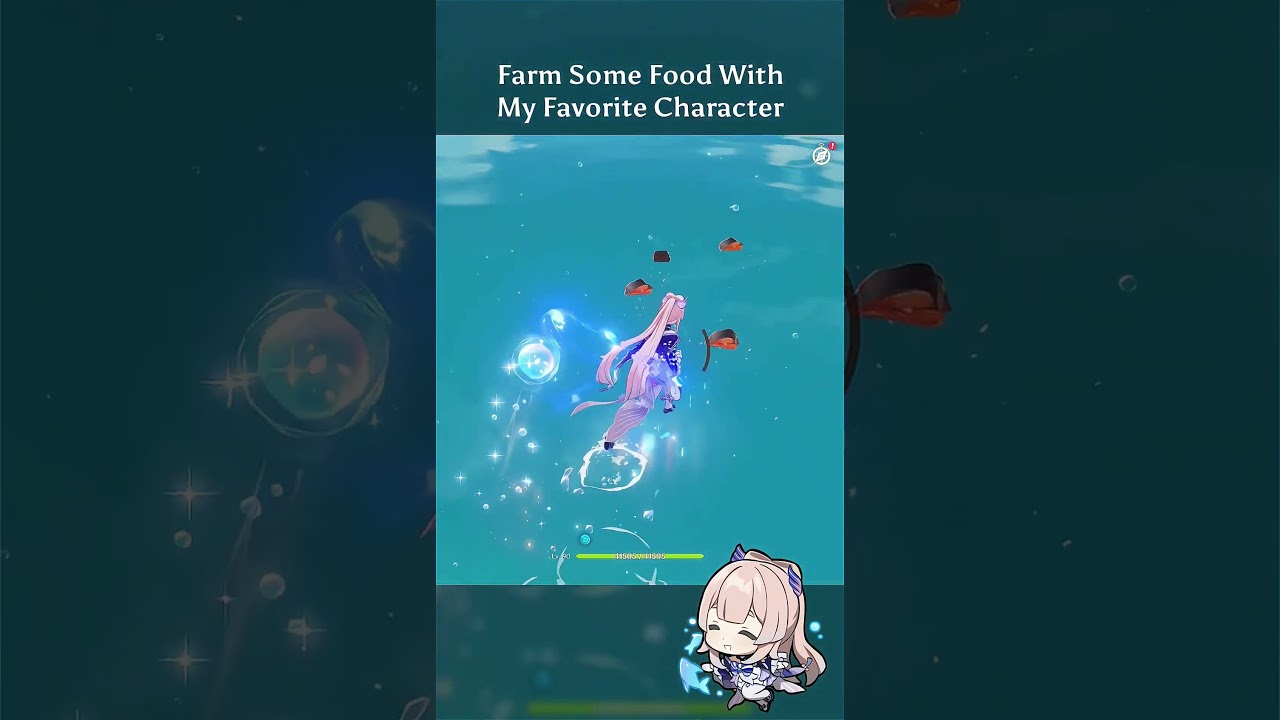 Genshin Impact Casually Farmed Food Using My Favorite Characters