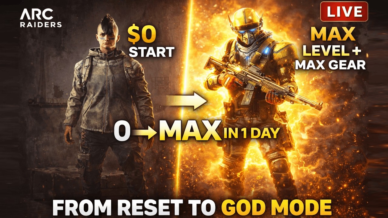 RESET - From 0 to MAX GEAR - Speedrun - PVP! | ARC RAIDERS