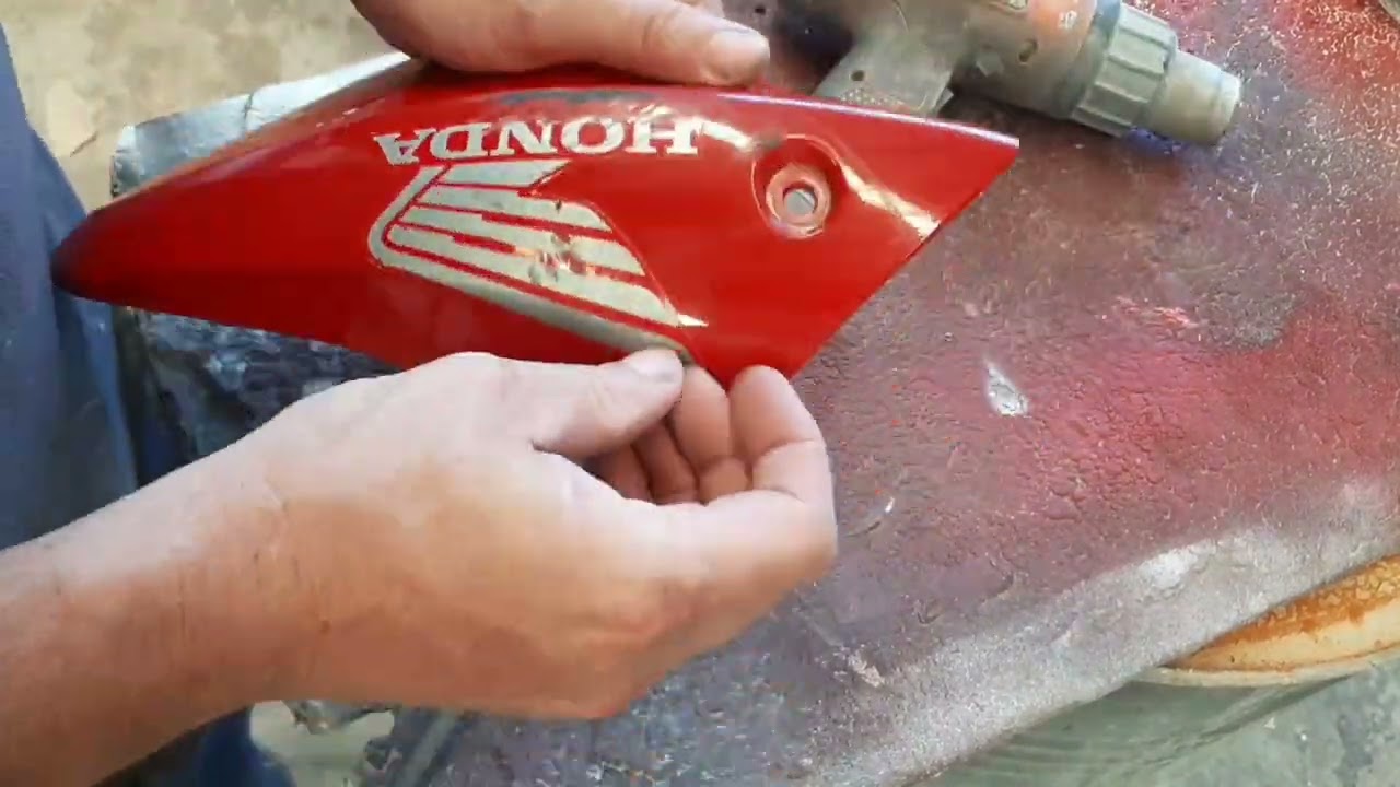 como pintar moto tanque e carenagens